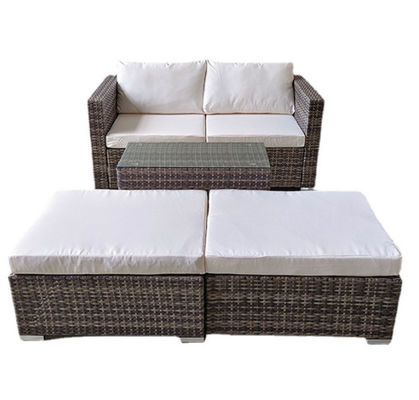 7pc Rattan Wicker Sofa Set Table Patio Outdoor Corner Rattan Antique Sofa Set