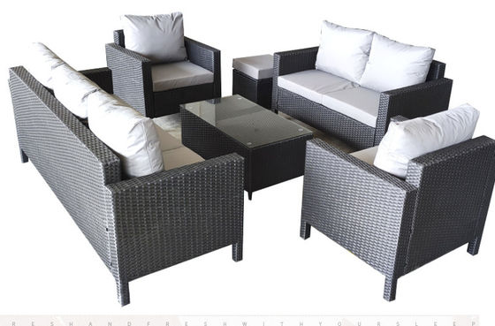Rattan Wicker Outdoor Sofa Conversation Patio Wichker Furniture Garden Furniture Sofa Set