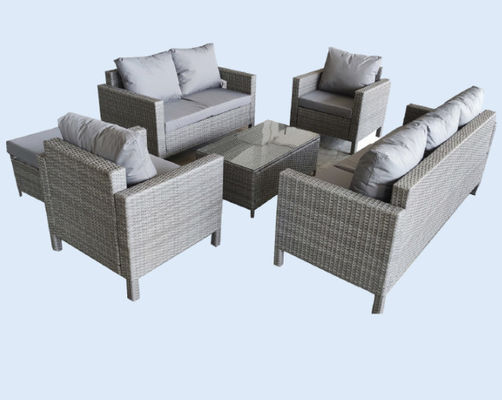 Rattan Wicker Outdoor Sofa Conversation Patio Wichker Furniture Garden Furniture Sofa Set