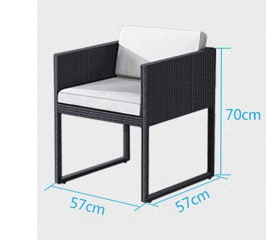 4 Seater Outdoor Dining Set Rattan Furniture Patio Rattan Dining Table Chair Set Wicker