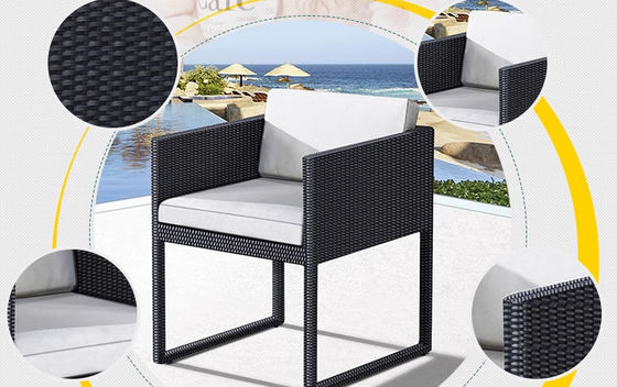 4 Seater Outdoor Dining Set Rattan Furniture Patio Rattan Dining Table Chair Set Wicker
