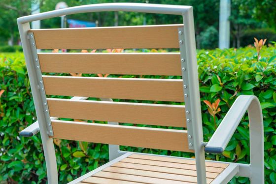 11 Pieces Outdoor Patio Furniture Plastic Wood Expandable Aluminum Garden Table And 8 Chairs