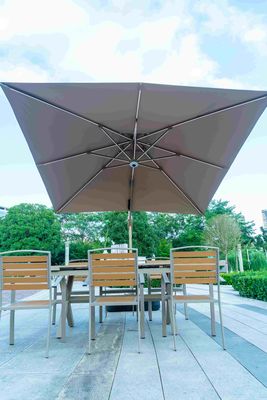 7 Pieces New Design Cheap American Style Cafe Restaurant Plastic Wooden Dining Table And Chairs Ferniture Set