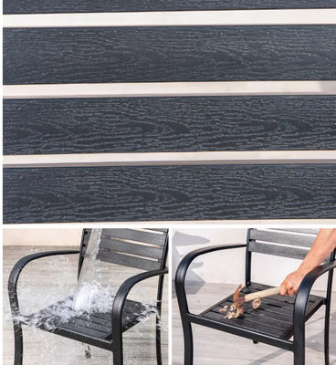 WPC Furniture Set Anti-Corrosion Patio Outdoor Outdoor Leisure Balcony Garden Cafe Outdoor Table And Chairs Set