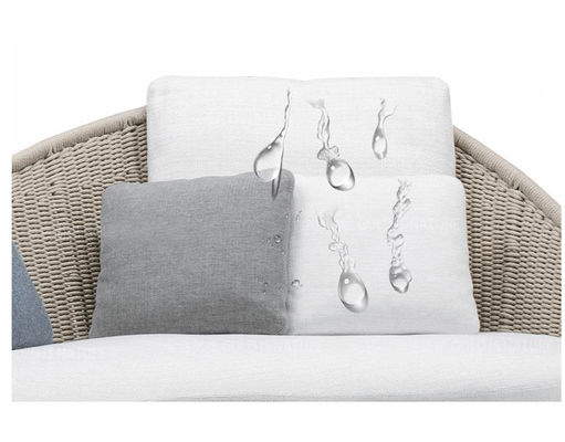 Modern Leisure Rattan back All Weather Outdoor Sofa Chair Patio Garden Furniture Handmade Wicker Sofa