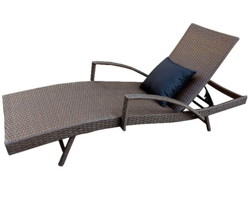 PE Poly Rattan Garden Outdoor Indoor Rattan Lounge Chair Beach Sun Holiday Patio Outdoor Furniture Sets