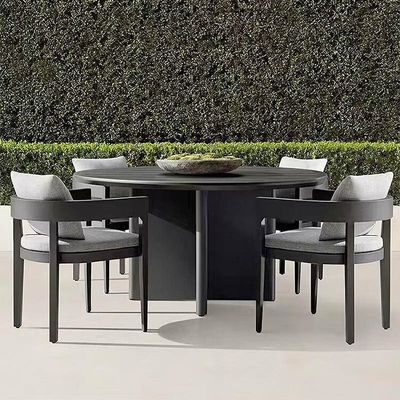 Customized outdoor tables and chairs, villas, courtyards, outdoor waterproofing, sun protection, all aluminum alloy tables and chairs, hotels, homestays, outdoor furniture