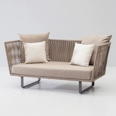 Outdoor sofa courtyard combination villa balcony garden terrace rattan chair outdoor model room sunroom rattan furniture