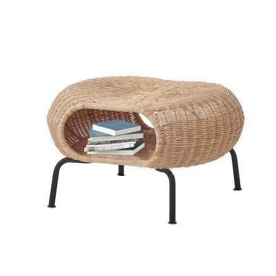 Outdoor coffee shop, milk tea shop, creative rattan sofa combination, outdoor garden, balcony, terrace, leisure rattan chair furniture