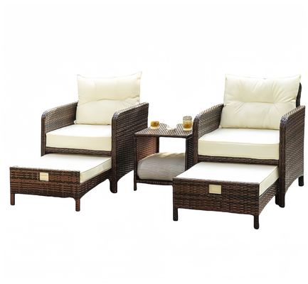 Garden Rattan Outdoor L Shaped Sofa Customized Sizes Patio Furniture Sets Garden Rattan Outdoor L Sofa