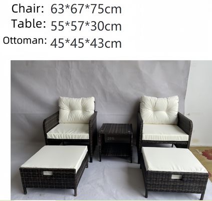 Garden Rattan Outdoor L Shaped Sofa Customized Sizes Patio Furniture Sets Garden Rattan Outdoor L Sofa
