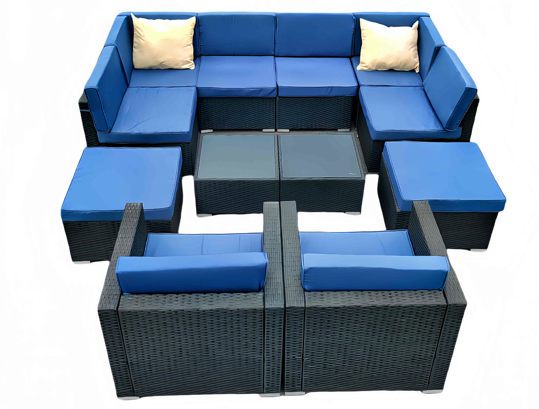 Modern Free combination  Rattan Sofa Settee Table Chairs Sets UV And Waterproof For Outdoor Indoor Relaxation Furniture