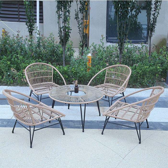 Pe Rattan Furniture Dining Tables And Chairs Craftsmanship Woven Coffee Table Chair Sofa