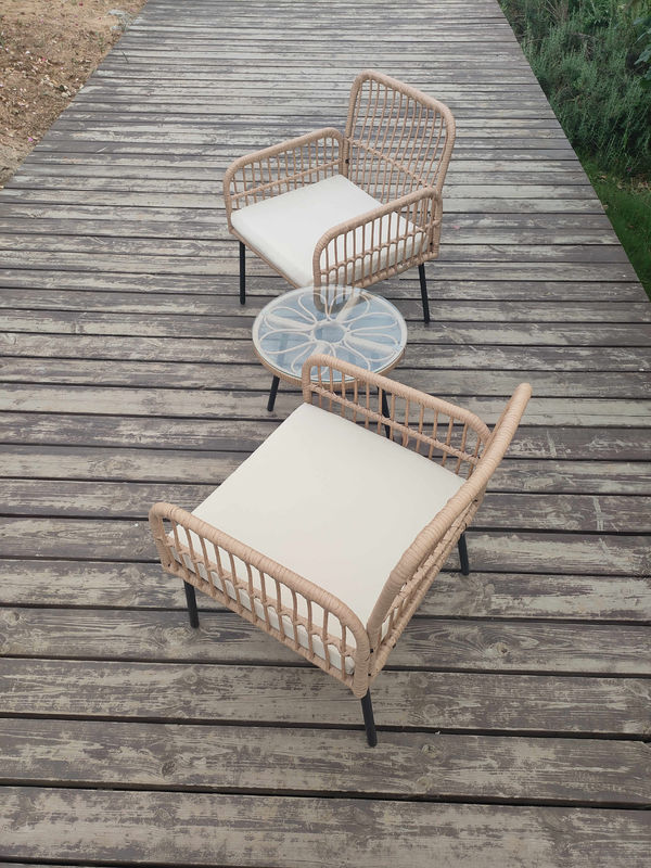 Woven Cool Rattan Garden Table Chairs Elegant Coffee Sofa Outdoor Furniture