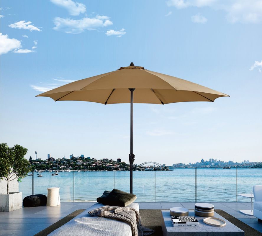 Large Backyard Umbrella Outdoor Garden Parasol Sun Protection Patio Outdoor Furniture Umbrellas